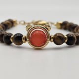 Bracciale in perle di occhio di tigre