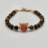 Bracciale in perle di occhio di tigre