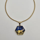 Collana con ciondolo "Micio tra le stelle"