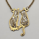 Collana con coppia gattini