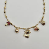 Girocollo con charms autunnali