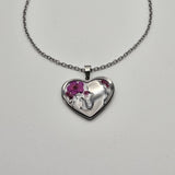 Collana con ciondolo mamma gatto