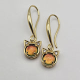 Orecchino a monachella con gattino