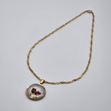 Collana roselline rosse