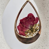 Collana Goccia Rosa Rossa