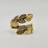 Anello foglie avvolgenti