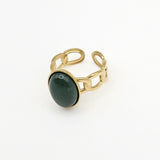 Anello Avventurina Verde