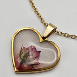 Collana Cuore con Rosa