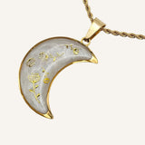 Collana Luna Fiorita bianca