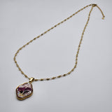 Collana Petali di Luce Rosa cipria – Boccioli e Madreperla